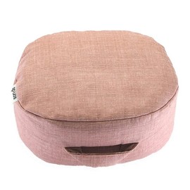 正座らくちんお稽古ざぶとん薄ピンク（三味線の先生が考えた足のしびれない座布団）