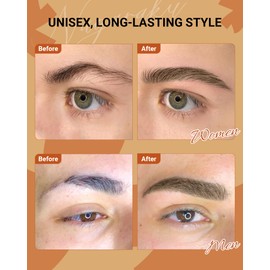 NAGARAKU Eyebrow Extension 0.07mm I-Curl Length 9mm-11mm Brown