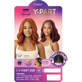 Outre Lace Front Wig - Perfect Hair Line - Swoop Series Y-Part 208 (DR2/CREAMY TOFFEE)