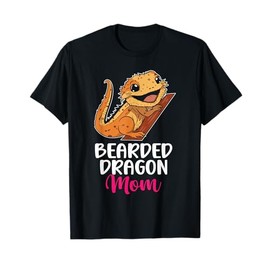 Bearded Dragon Mom Pet Lover Women Lizard Owner Reptile T-Shirt