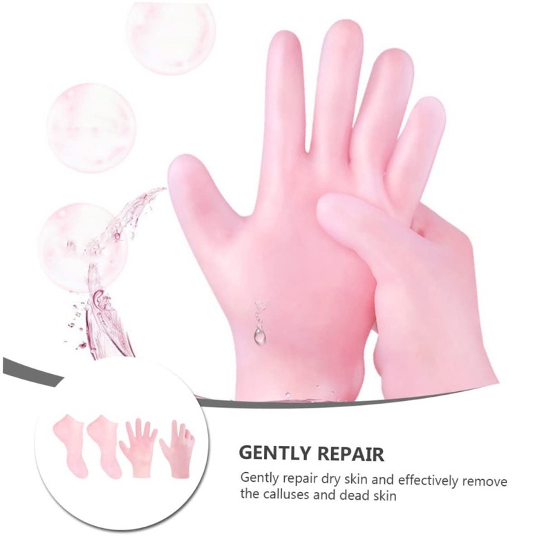 Healeved 1set Callus Removing Gloves Foot Exfoliating Socks Moisturizing Hand
