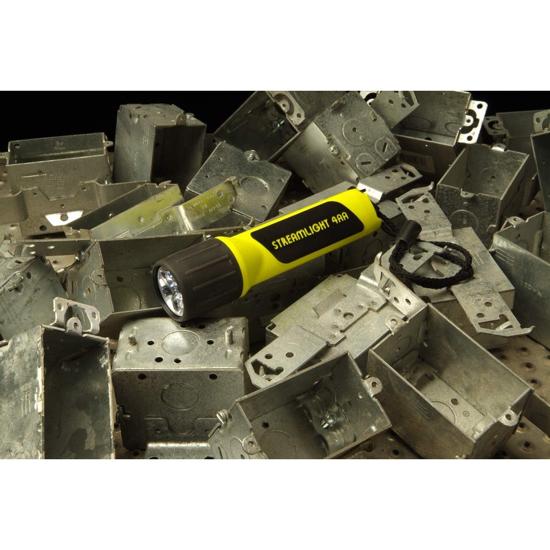 Streamlight 68201 4AA ProPolymer 67-Lumen LED Flashlight with White LEDs,