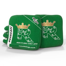 Reynolds Cornhole Bags - Hurricane Broadcast Approved - ACL Pro Approved - Set of 4 (Green)