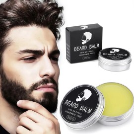 2pcs Bálsamo Ultra Potente Para Crecimiento De Barba - Fina Menta