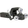Buyers Products 1802279 Tri-Ball Truck Hitch With Hook, Solid Shank