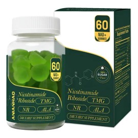 Anianhao Nad  Nicotinamida Riboside Resveratrol 60 Gomitas                                                                                            