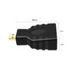 CABLEPELADO HDMI to Micro HDMI Adapter, Micro Video Adapter, 4K