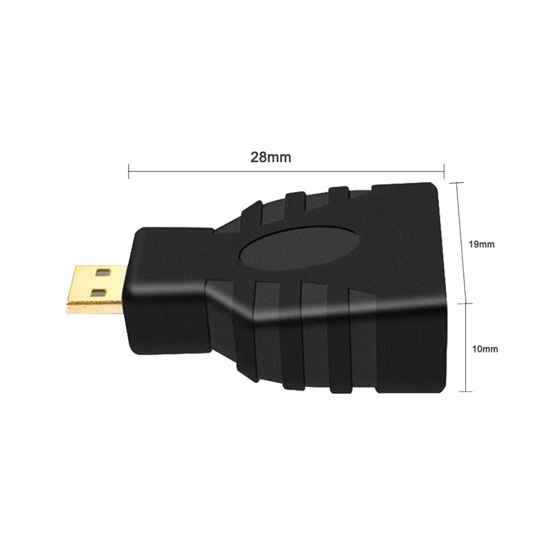 CABLEPELADO HDMI to Micro HDMI Adapter, Micro Video Adapter, 4K