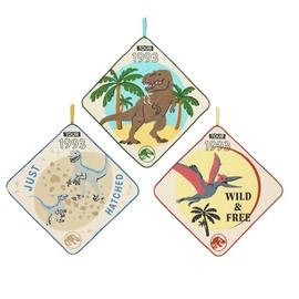 Marushin 4995040200 Loop Towel, Set of 3, Jurassic World, Jurassic World, Jurassic World, Movie Characters, Nursery School, Kindergarten Entrance, Kindergarten, Kindergarten Entrance, Kindergarten,