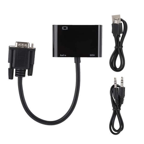 QANYEGN VGA HD Video Converter Cable, Male to VGA Female