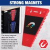 WORKPRO 2-Pack 12-Piece Magnetic Wrench Holder Set SAE&Metric Wrench Organizer
