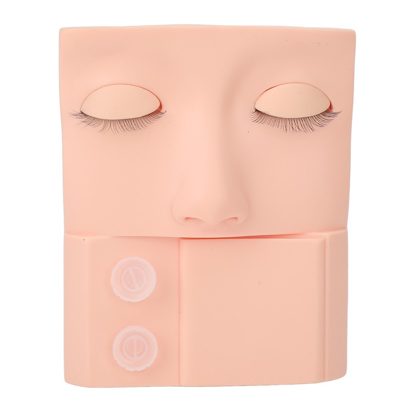 Lash Mannequin Head Replaceable Eyelid Eyelash Extension Practice Makeup Training