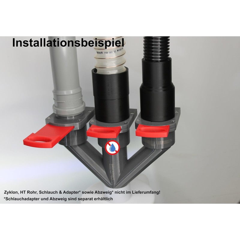 Air Gate Valve | Blastgate DN 50 with Sleeve -