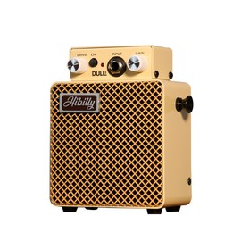 2025 Mini Pocket Guitar Amplifier and Micro Amp for Professional Performances and Practice Sessions (Cream White)