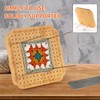 CraftyManor 7.6 in Blocking Boards for Crochet Projects with Rose