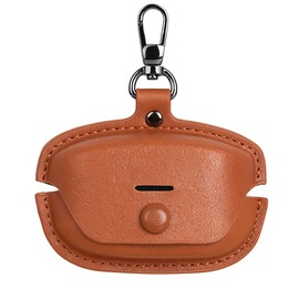 GIOPUEY Case Compatible with SONY WF-1000XM5, PU Leather Soft Protective Case Cover with Keyring Included for Boys girls men women- yellow