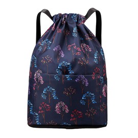 FAVORTALK Waterproof Drawstring Bag Large Gym Bags Drawstring Waterproof Lightweight Drawstring Backpack Foldable String Bag for Hiking Travel Holidays,D39909