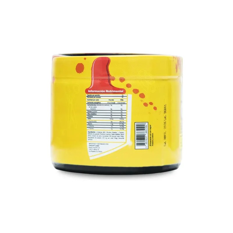 Bote Pre Entreno Bad Guy Oxido Nitrico 30 Servicios Pre