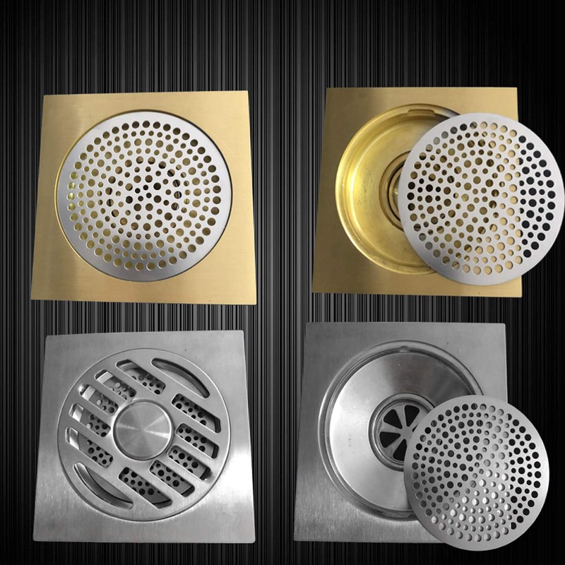 Entatial Drain Strainer, Stainless Steel Round Floor Drain Filter, Drain