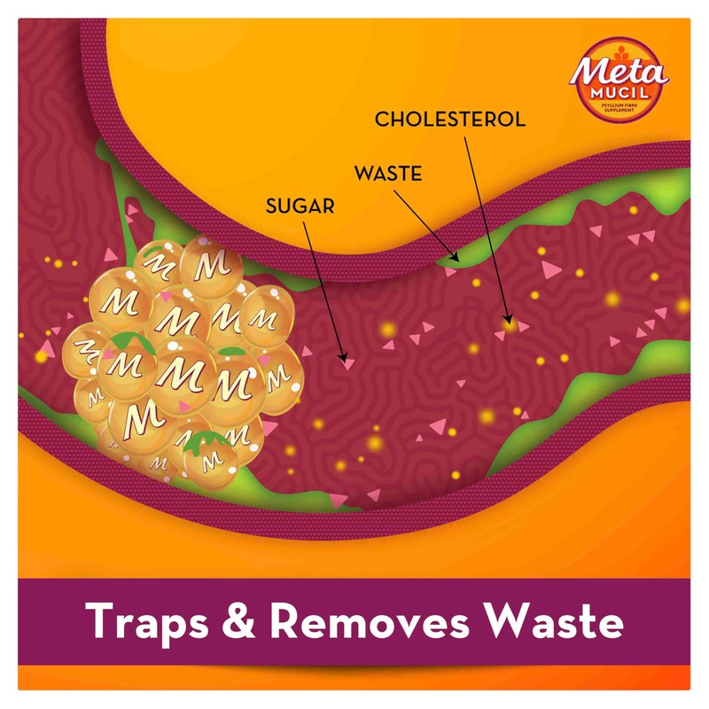 Metamucil Daily Fibre Supplement Smooth Orange, 48 Doses