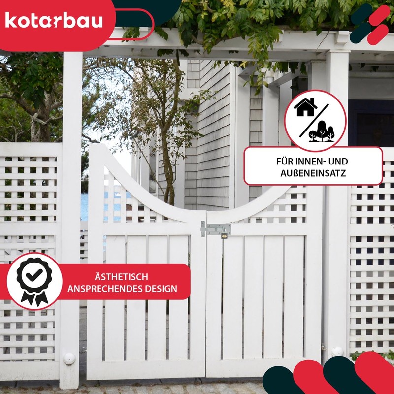 KOTARBAU® Universal Lock Bolt Steel Bolt with Padlock 50 x