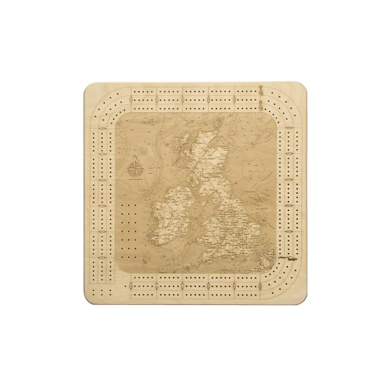 United Kingdom Cribbage Board