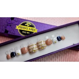 Perfect Nails Press On Press On Para Pies  Calidad Premium