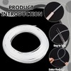 BENECREAT 10m Plastic Welt Cord Upholstery Piping, 3mm Translucent PVC