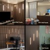HAMRVL Wood Slat Wall Panels LED Recessed Lighting - DC12V