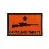 Solomon Clothing Company Come and Take It Morale Patch Orange
