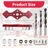 Drilling Template, Dowel Holes 6/8/10 mm Wooden Dowel Drilling Template,