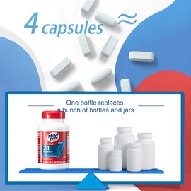 Move Free joint health 7-in-1 Glucosamine Chondroitin Plus Calcium Complex Vitamin Supplements for Men with B-Vitamins + Multi-Glucosamine 120 Pills