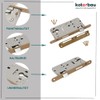 KOTARBAU® Inner Door Mortice Lock 90 x 50 mm for