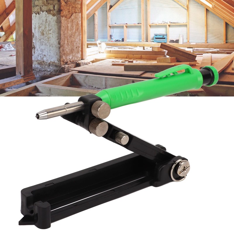 Multipurpose Scribing Tool Adjustable Contour Scriber with Pen Woodworking Measuring