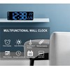 Digital Clock, 13" Large Display LED Wall Clock for Living