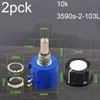 RUNCCI-YUN 2pcs Rotary Potentiometer 10k ohm,Linear Potentiometer Ohm Potentiometer Variable