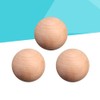 20pcs Wooden Round Balls Unfinished Wood Craft Balls Hardwood Birch