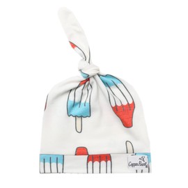 Copper Pearl, Gorro de bebé con nudo superior elástico suave - Graphics4, rocket, 5-18 Month