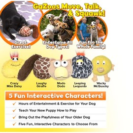 Gazoos Interactive Dog Toy - Sammy The Snowman