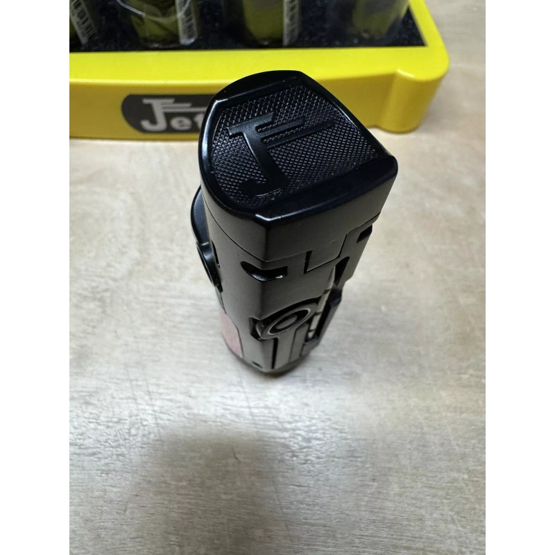 Jetline Regal Dual Flame Cigar Torch Lighter Punch - Black