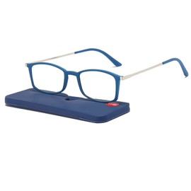 KoKoBin Ultra-thin anti-blue reading glasses, anti-glare glasses (Blue, 1.25)