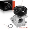 A-Premium Engine Water Pump with O-ring & Pulley Compatible with