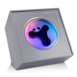 Ferrofluid Speaker Sound Visualizer, Dancing Ferrofluid Lamp with Colorful Lights, Ferrofluid with Music Rhythm, Symbiont in a Bottle (Not A Speaker) (Does Not Make Sound)