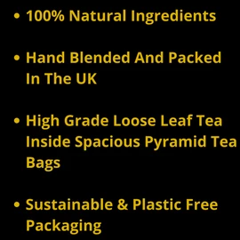 Earl Grey Tea, Pyramid Tea Bags, Camellios (45 Tea Bags, 3 Pack)