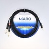 Maro 3.5mm 1/8" TRS to Dual 6.35mm 1/4" TS Mono