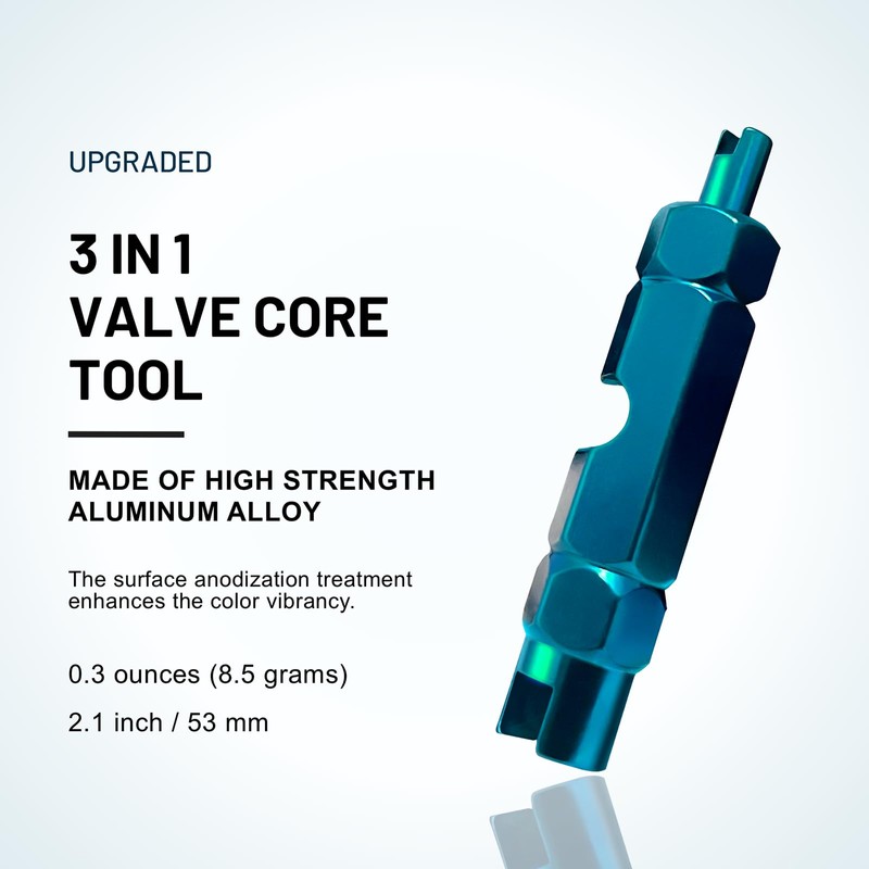 Cimnglr Tire Valve Stem Removal Tool Kit, Includ Upgraded Presta