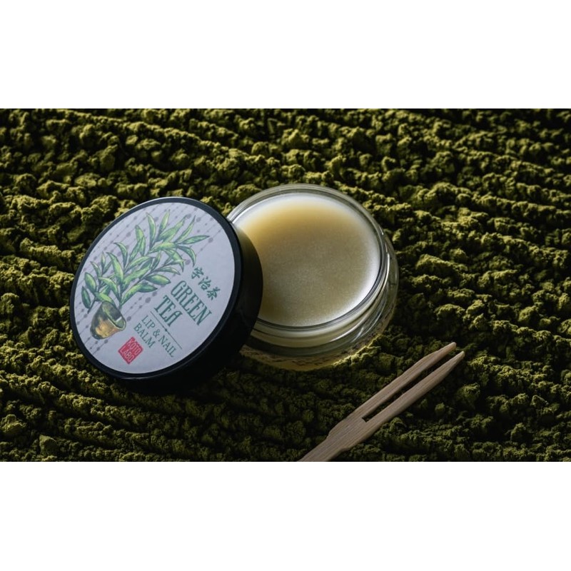 Kotolabo Lip & Nail Balm, Green Tea, 0.2 oz (7