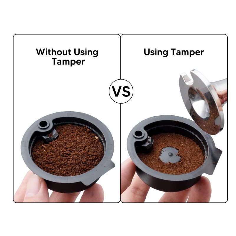 RECAFIMIL Coffee Tamper for Tassimo Stainless Steel Espresso Coffee Tamper