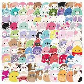 100Pcs Cute Cartoon Stickers for Kids, Vinyl Stickers Kids Waterproof Stickers for Water Bottles Laptop Party Classroom Decor