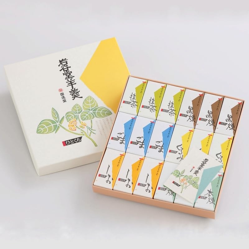Kaishindo Iwatanido Yokan, Bite Size, Yokan, Yokan, 18 Pieces, 6